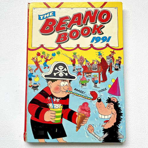 Beano book 1991 unclipped - book,