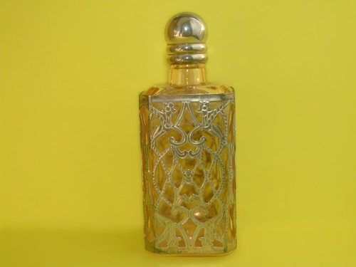Glass perfume bottle with - glass,