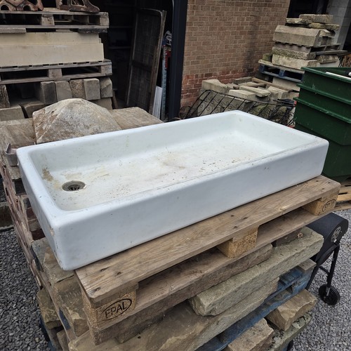 Antique large butlers sink 4ft - antique,