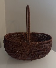 Wicker Kitchen Storage Basket Approximately 12 Inches Tall
