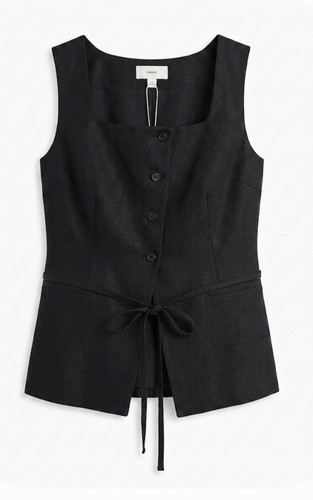 Women black linen - m&s, women's