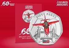 2024 Red Arrows Colour 50p UK