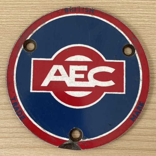 Vintage aec wheel hub - cap, for