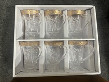 Brand New Turkish Arabic set of 6 tea cups 