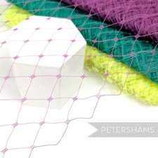 Mega English Merry Widow Veiling for Fascinators & Millinery 12" (30cm) Wide 1m