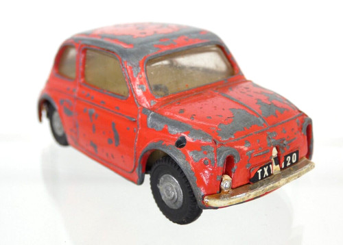 Tri ang fiat 500 - tri, red