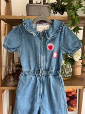 Monsoon Blue denim Jumpsuit 7 years