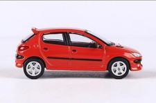 Peugeot 206 Red 1/64 Scale