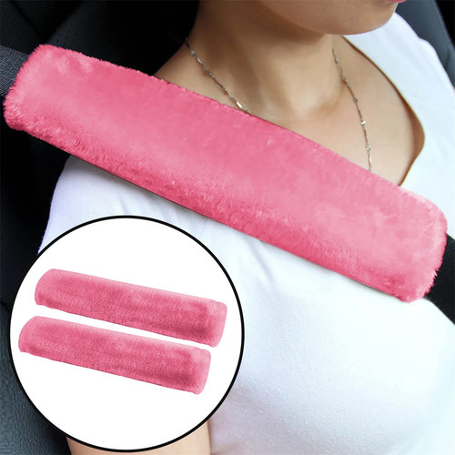 2pcs soft faux sheepskin seat - 2pcs,