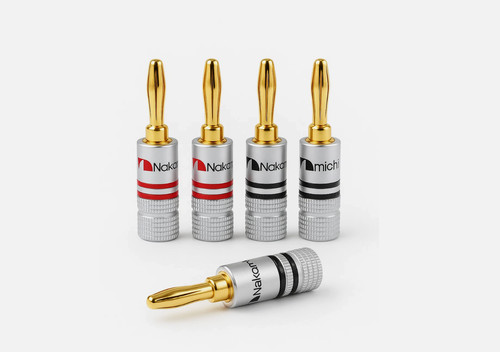 Nakamichi 24k gold plated 4mm - gold-plated,