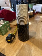 11 Inch Tall Vase Black White