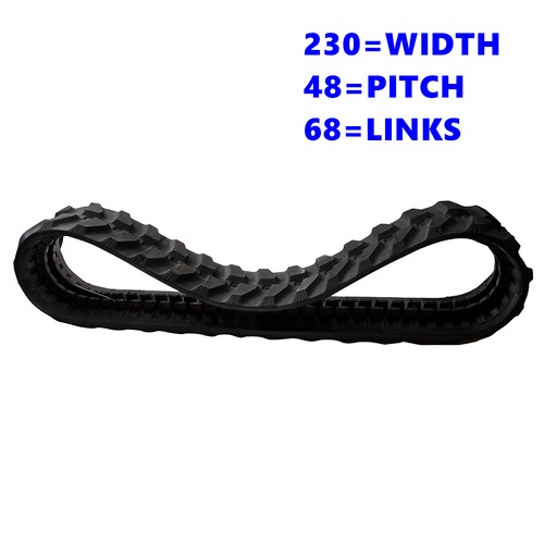 1pcs rubber track 230x48x68 - 1pcs,
