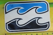 BILLABONG Surfboards Blue Black White Wave Large OG B5 Vintage Surfing STICKER