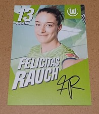Felicitas Rauch Signed VFL Wolfsburg Frauen Card