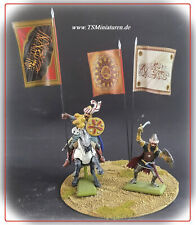 Flags for all 54mm Figures or BRITAINS DEETAIL & Timpo Saracen or Turkish Knight
