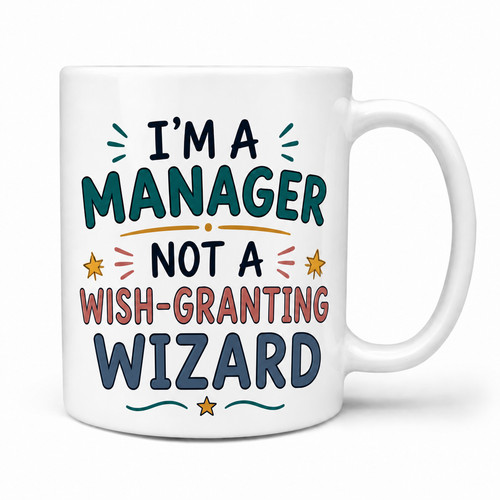 Funny manager mug - mug, office
