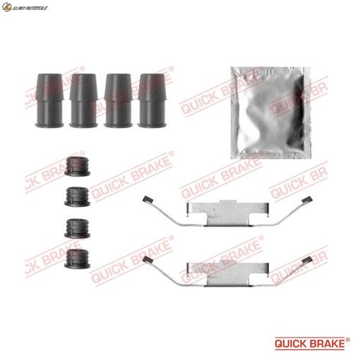 Accessory set disc brake pad - set,