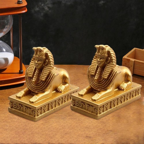 2pcs sphinx statues egyptian - sphinx,