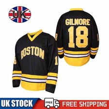 Men Happy Gilmore 1996 Movie Boston Adam Sandler Ice Hockey Jersey Stitched#18