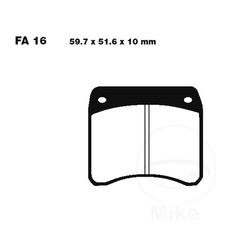 EBC Organic FA Brake Pads