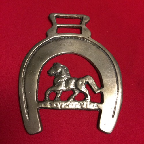Vintage horse brass - vintage,