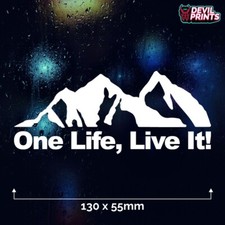ONE LIFE LIVE IT Sticker