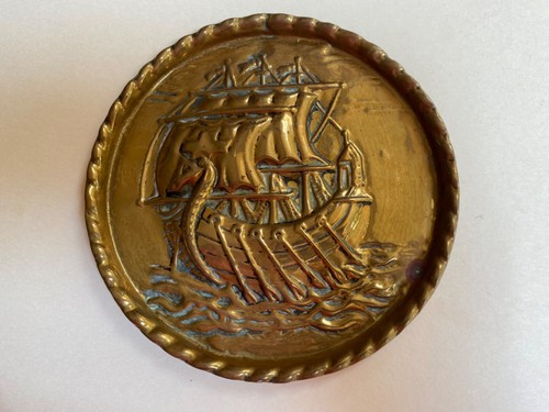Vintage peerage brass plaque - peerage,