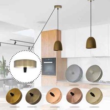 2x Ceiling Rose Single Out Let Rustic Vintage industrial Pendant Light Fitting