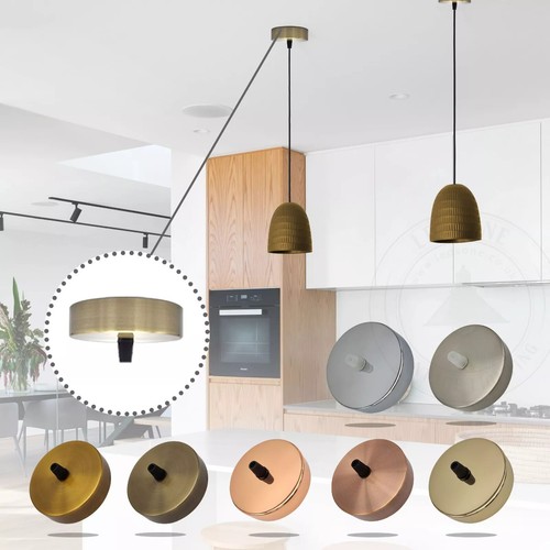 Ceiling rose single out let - ceiling,