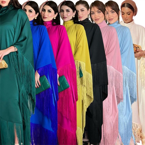 Modest muslim dress tassel - modest,