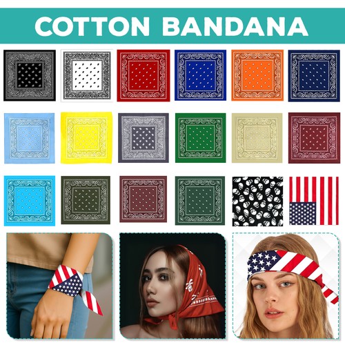 Bandana 100 cotton biker - 100%,
