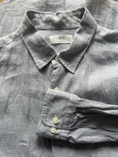 Uniqlo Grey Linen Shirt. Size