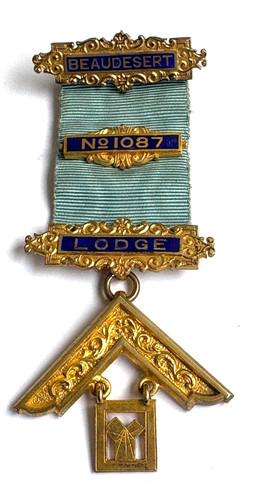 Masonic past master - past, jewel