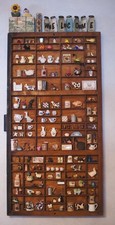 Vintage Wooden Printer Drawer