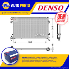 Radiator fits VW CADDY Mk3