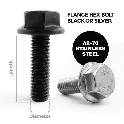 Flange hexagon head - hexagon,