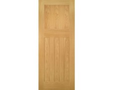 Cambridge / Dx style 1930s oak unfinished door