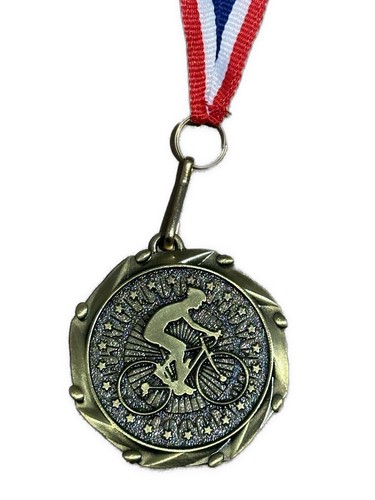 Cycling 45mm combo medal - medal, &