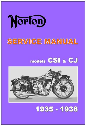 Norton workshop manual cs1 - norton,