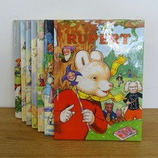 Rupert Bear Annuals Job Lot