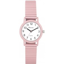 Ravel Ladies Expander Bracelet Round Watch Bold Dial Assorted Colour