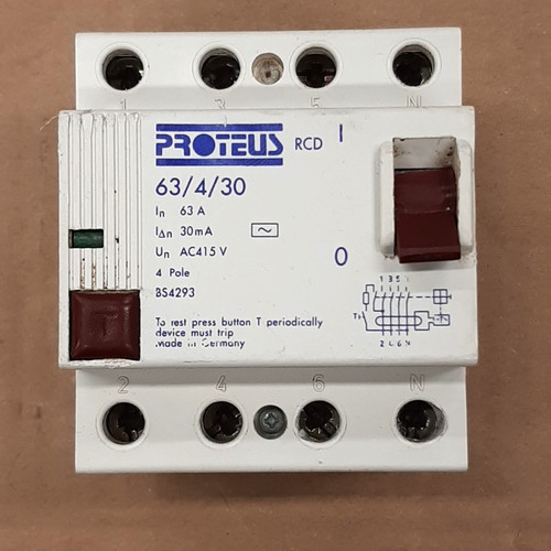 Proteus 63 amp 30ma - 63/4/30,