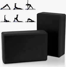 Yoga gym blocks 2pcs black - gym,