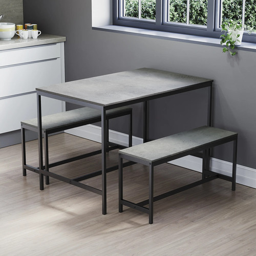 Seater industrial dining - 4,