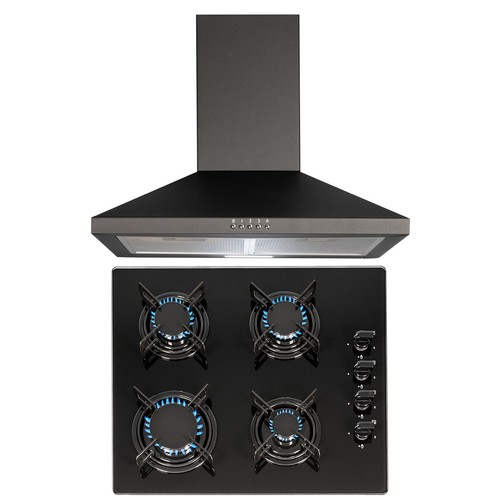 Sia 60cm black burner - burner, on