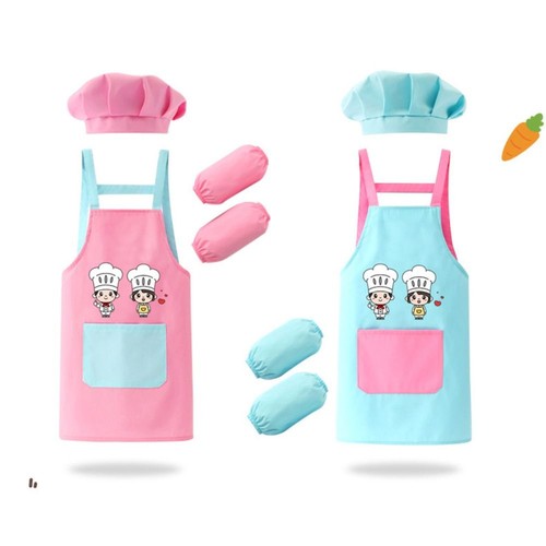 Waterproof kids apron cartoon - waterproof,