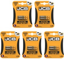 10x JCB AAAA Super Alkaline Batteries 1.5V MN2500 E96 MX2500 LR61 LR8D425