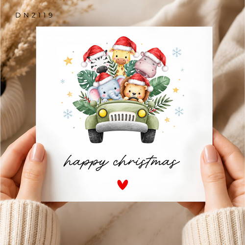 Personalised christmas card - personalised,