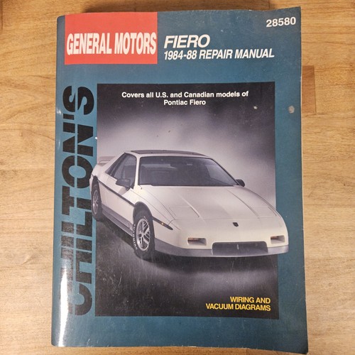 General motors fiero repair - general,