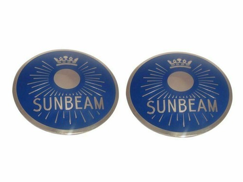Pair blue sunbeam monogram - sunbeam,